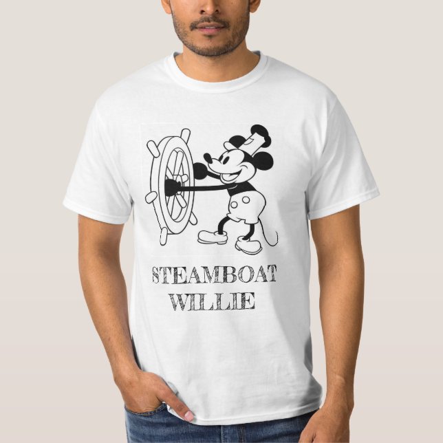Steamboat Willie T Shirt (Framsida)
