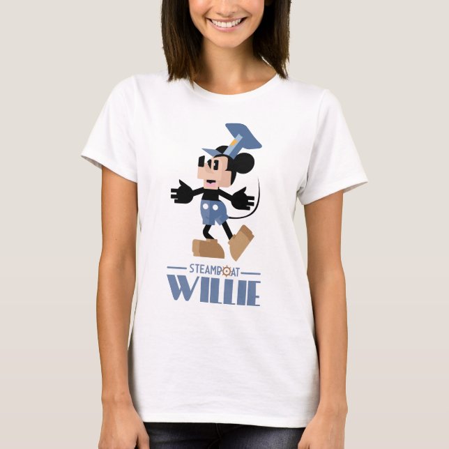Steamboat Willie T Shirt (Framsida)