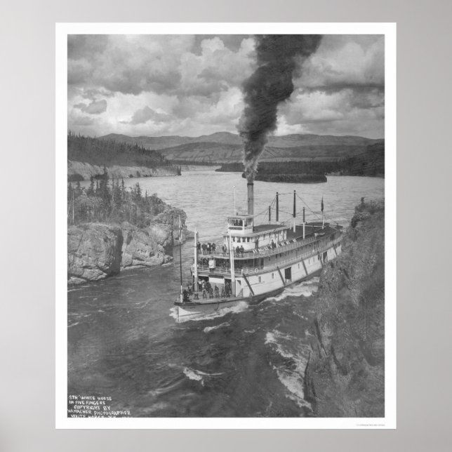 Steamboat Yukon Territory 1920 Poster (Framsidan)