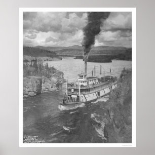 SteamboatYukon territorium 1920 Poster