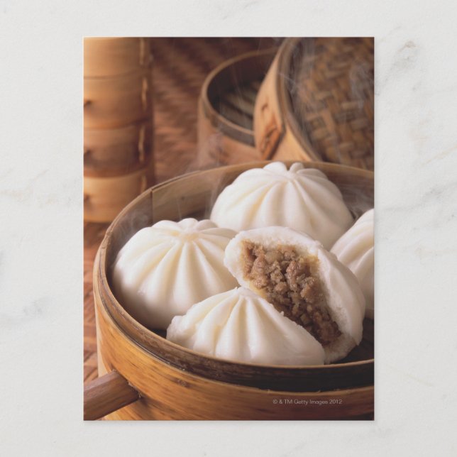 Steamed Bun Vykort (Framsida)
