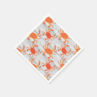 Steamed Crabs Pappersservett