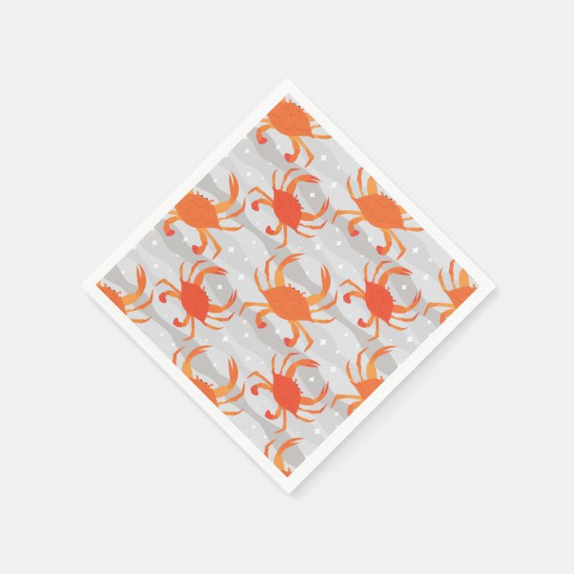 Steamed Crabs Pappersservett (Hörn)