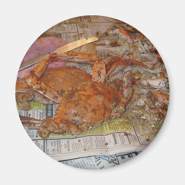 STEAMED CRABS YUMMY MAGNET (Framsidan)