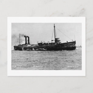 Steamer Comodore - Louis Pesha Photo Vykort