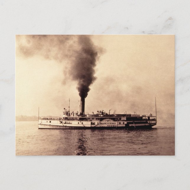 Steamer Frank E. Kirby - Louis Pesha Vykort (Framsida)