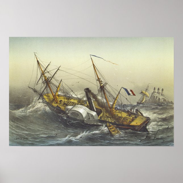 Steamer Fulton Poster (Framsidan)