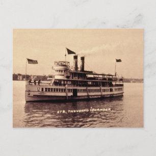 Steamer Thousand Islander Vykort
