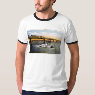 Steamerbortgång överbryggar, Ohio River, Cairo, T Shirt