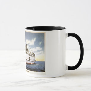 Steameren Naushon, den Nantucket steamboaten Mugg