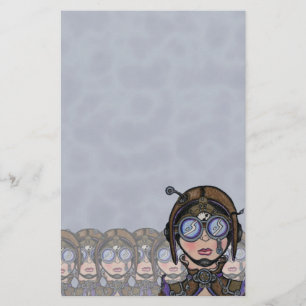 Steamface #1 Steampunk brevpapper