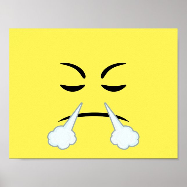 Steaming Emoji Poster (Framsidan)