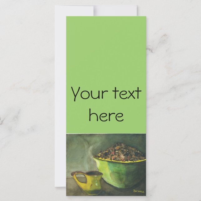 Steaming God morgon Kopp i Coffee Bowl Coffee Bean (Framsida)