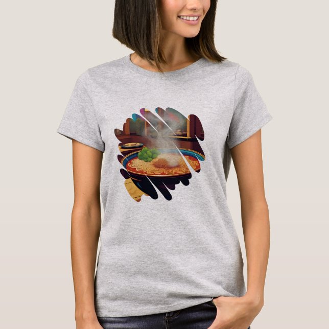 Steaming Noodles Bliss T Shirt (Framsida)