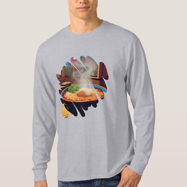 Steaming Noodles Bliss T Shirt (Framsida)