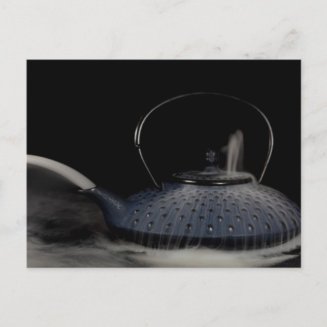 Steaming Tea Pot Vykort (Framsida)
