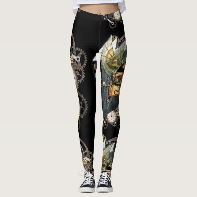 Steamplunk-design Leggings (Framsida)