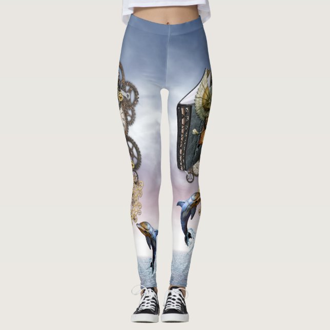 Steamplunk-design Leggings (Framsida)