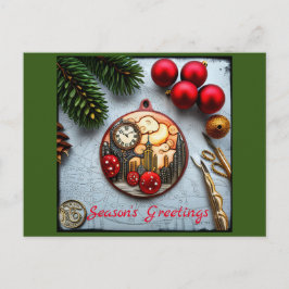 Steampunck jul vykort