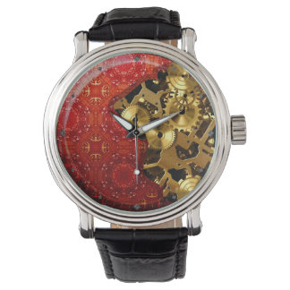 Steampunk 12 Alternativ för bevakning och siffror Armbandsur