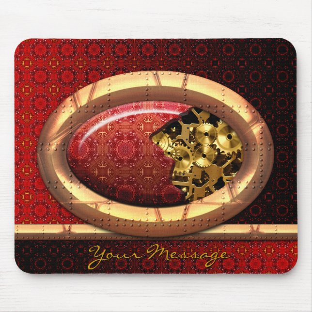 Steampunk 12 Mousepad alternativ Musmatta (Framsidan)