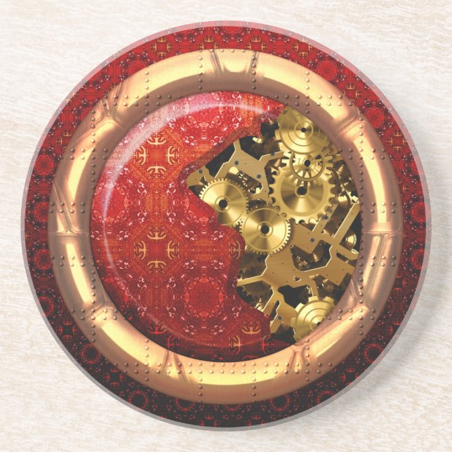 Steampunk 12 Underlägg alternativ (Framsidan)