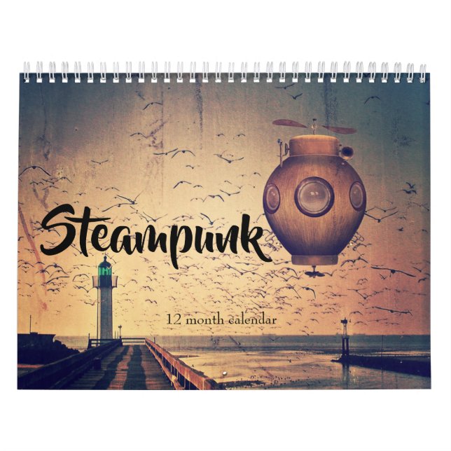 Steampunk 2026 Fantasy Kalender (Omslag)