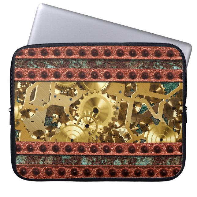 Steampunk 4 laptop sleeve (Framsidan)