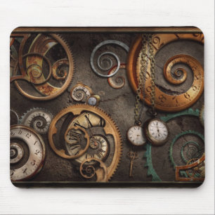 Steampunk - abstrakt - Time försvåras Musmatta