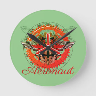 Steampunk Aeronaut, Himmelsmechanik Rund Klocka