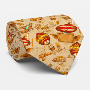 Steampunk aeronautic mönster slips