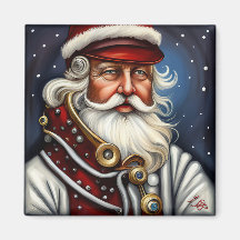 Steampunk Aesthetics Iconic Santa