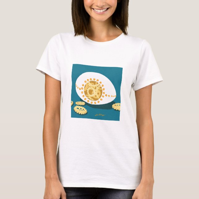Steampunk äggT-tröja T Shirt (Framsida)