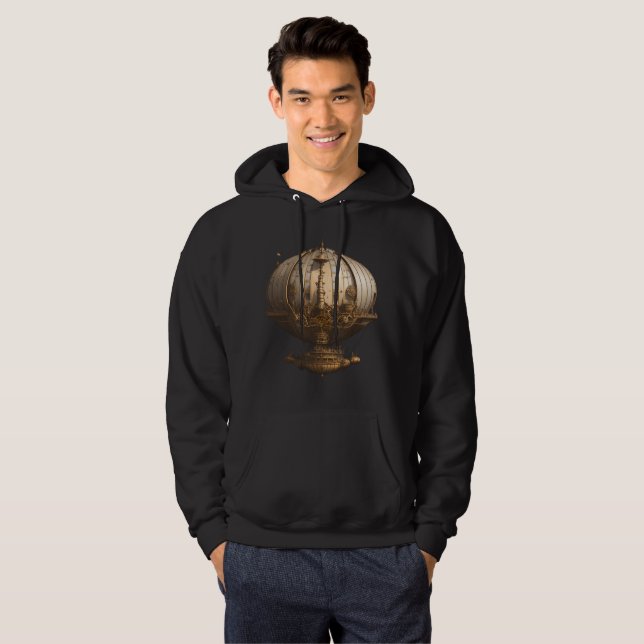 SteamPunk Airship Hoodie (Hel framsida)