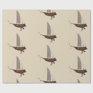 Steampunk Airship Presentpapper