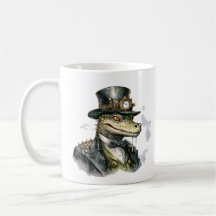 Steampunk Alligator Coffee Mugg