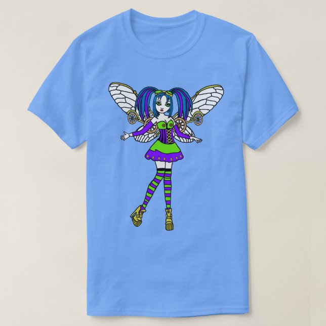 Steampunk Älva T Shirt (Design framsida)