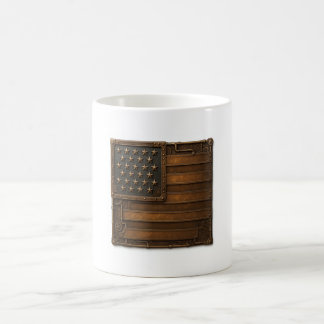 Steampunk American Flag. Kaffemugg