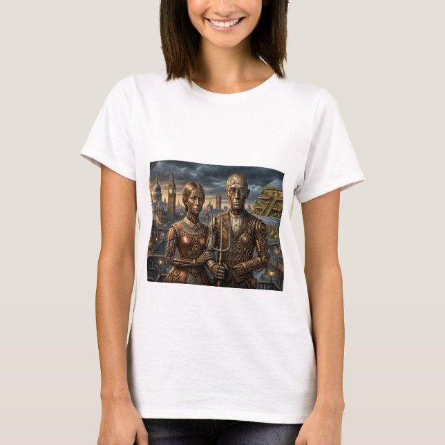 Steampunk American Gothic: London - Damtröja T Shirt (Framsida)