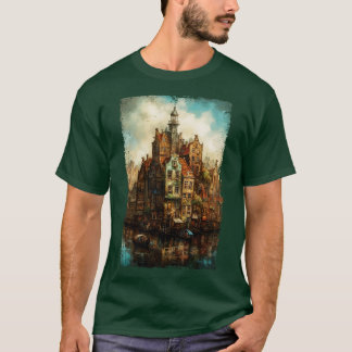 Steampunk Amsterdam Skyline 1 T Shirt