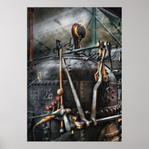 Steampunk - ångamotorn poster
