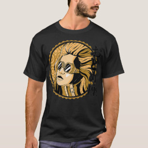 Steampunk Anime Girl Otaku Japansk estetik P T Shirt