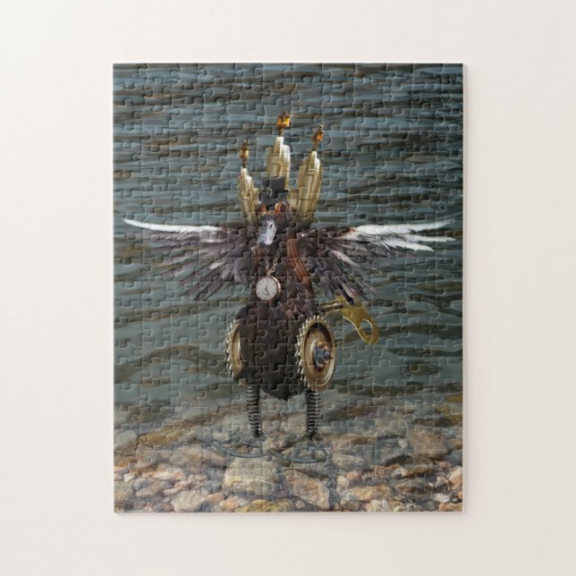 Steampunk ankapussel pussel (Vertikal)