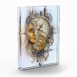 Steampunk Ansikte in Time
