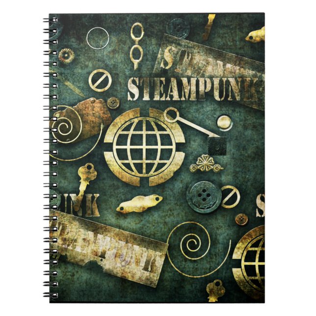 Steampunk Anteckningsbok (Framsidan)