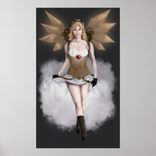 Steampunk Aphrodite Poster
