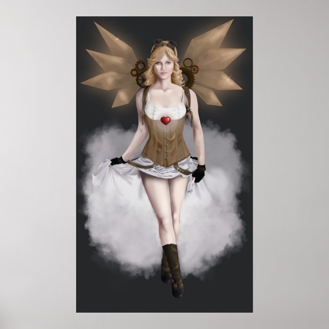 Steampunk Aphrodite Poster (Framsidan)