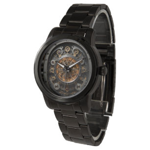 Steampunk Art cogs & Gears manar watch 2 Armbandsur