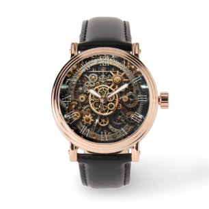 Steampunk Art cogs & Gears manar watch 3 Armbandsur