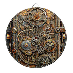 Steampunk Art Dartboard Darttavla